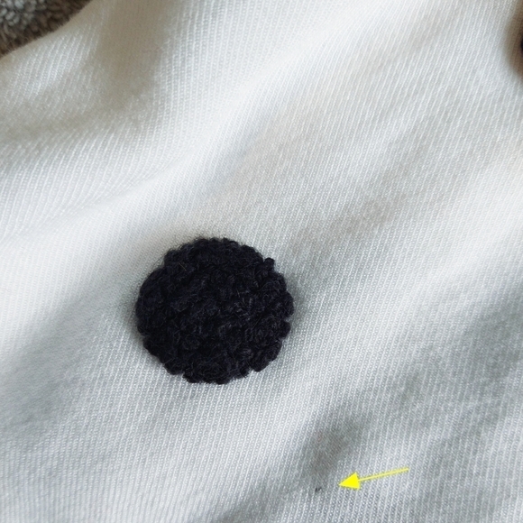 Zara White Black Polka Dot Embroidered Long Sleeve Button-Up Shirt Modern Boxy - Picture 9 of 9